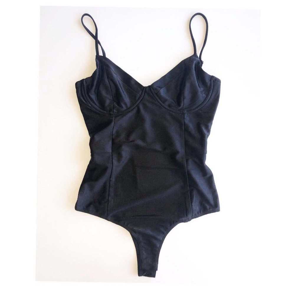 Black stretchy bodysuit